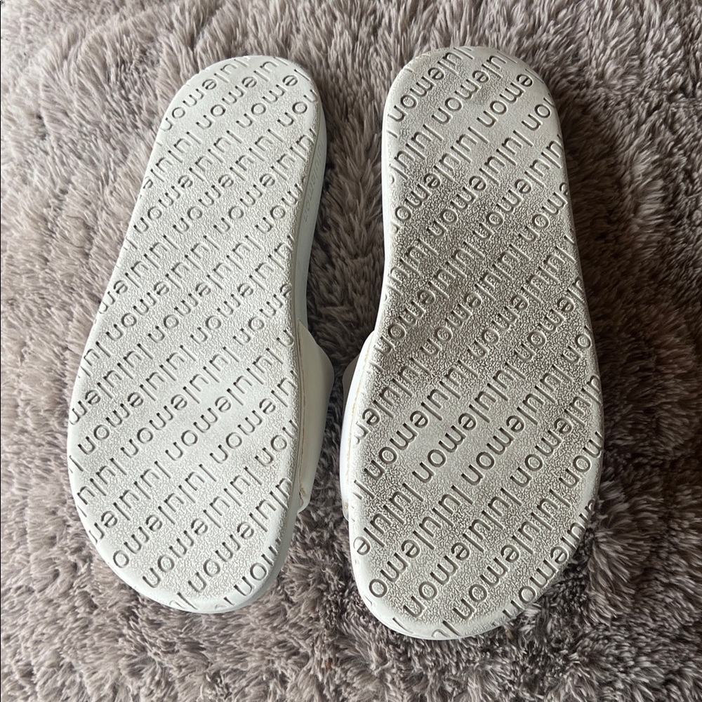 lululemon athletica Cream Slide Sandals - Women's Slip-On Comfort - Picture 9 of 12